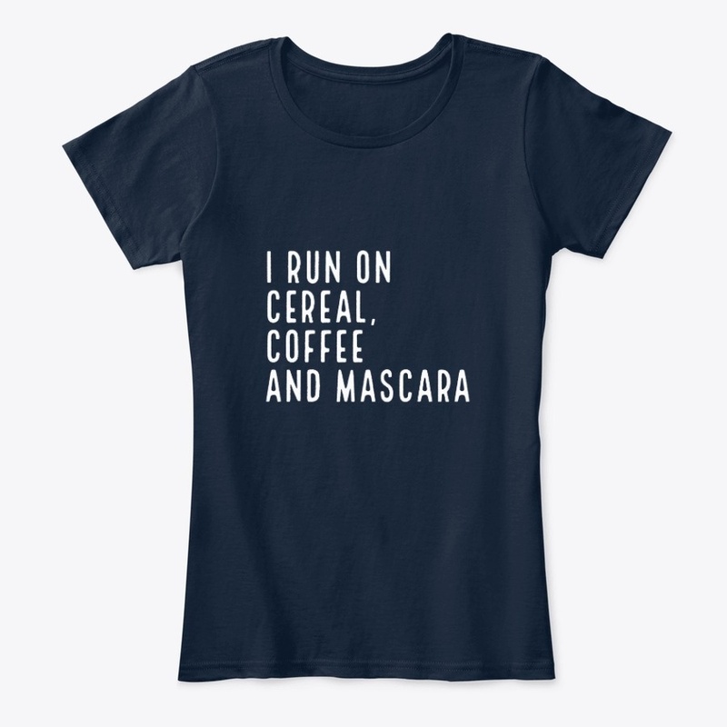 Cereal, coffee and mascara