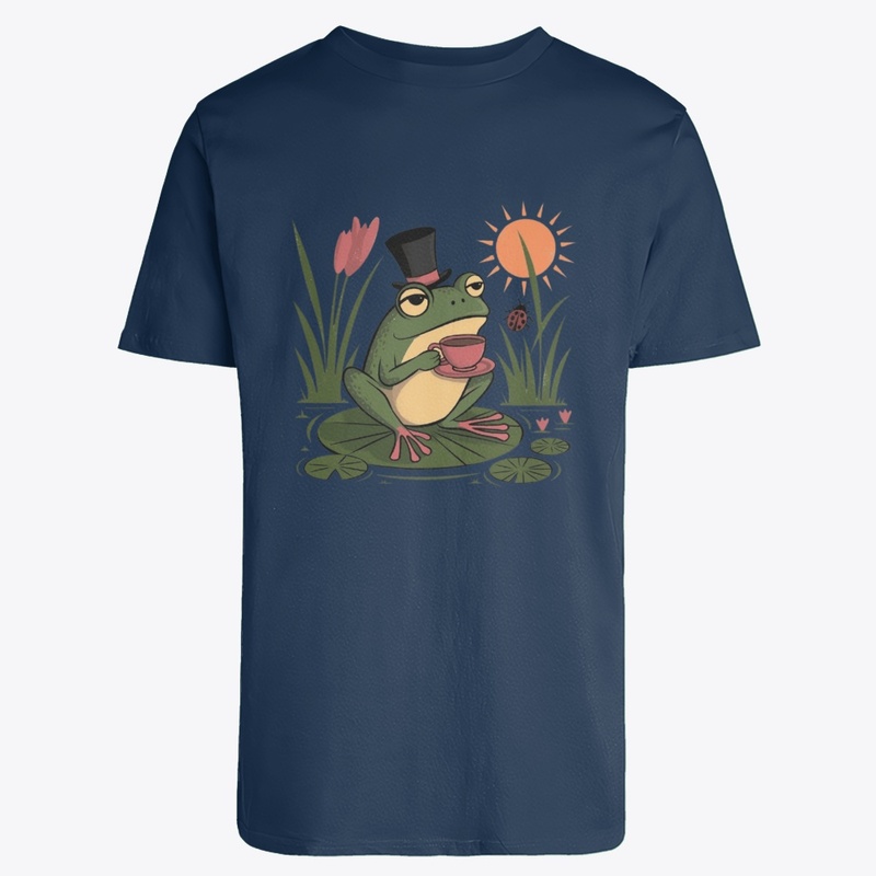 Whimsical Frog Tea Time Tote"
