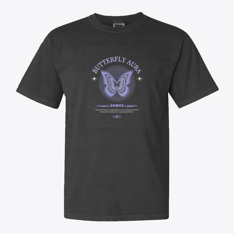 BUTTERFLY AURA t-shirt design 