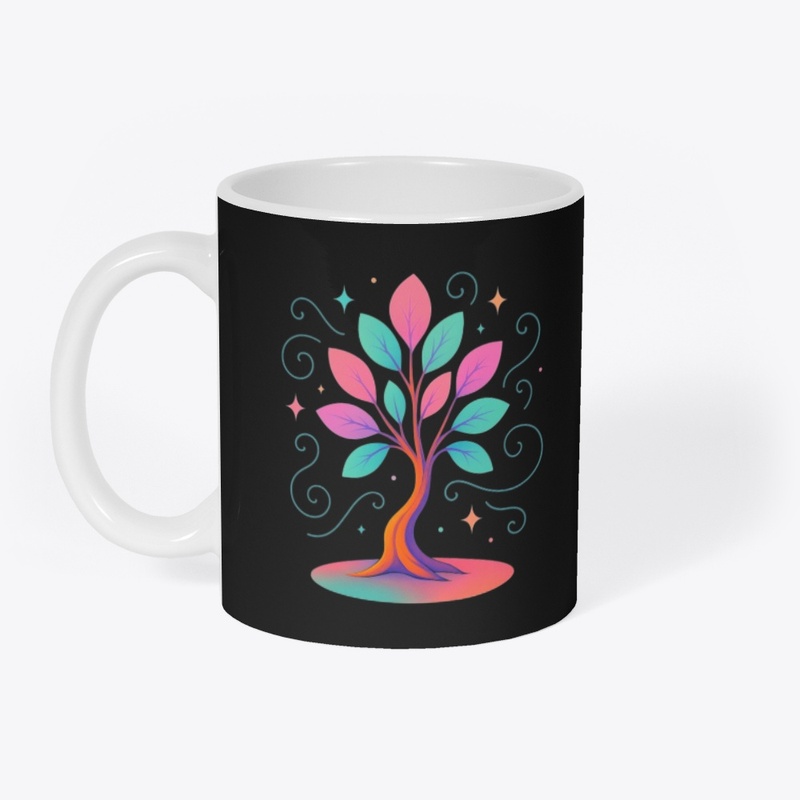 Mystical Colorful Tree of Life–Vibrant
