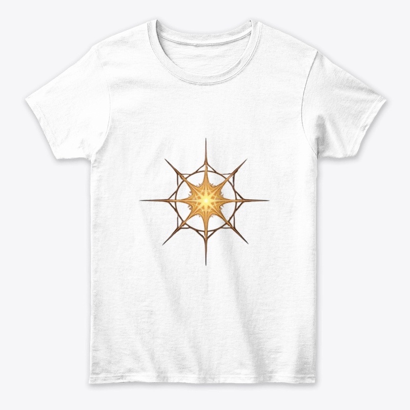 Golden Sacred Geometry Star