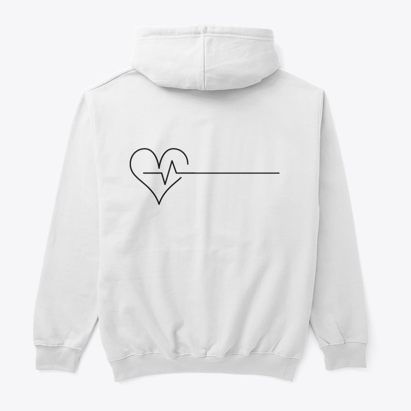 Heartbeat Hoodie (Alternating Colours) L