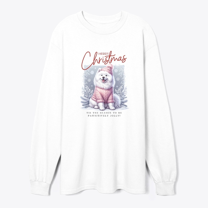 Pawsitively Jolly Samoyed