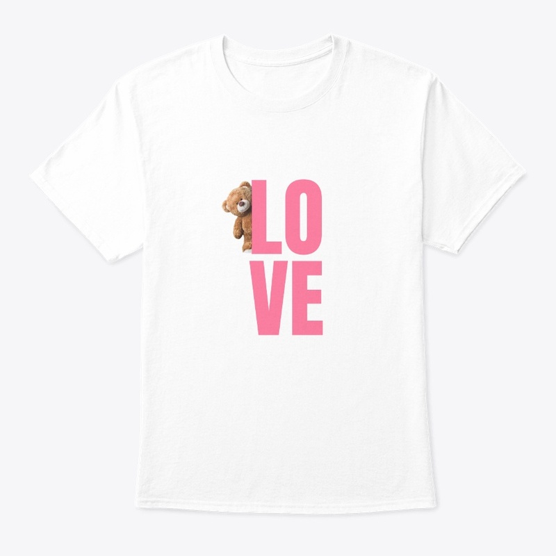 Love with cute bear T-shirt
