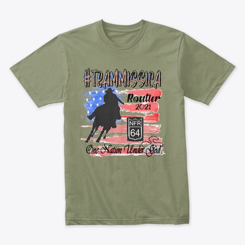 Nfr 2021 #Teammissica Light Olive T-Shirt Front