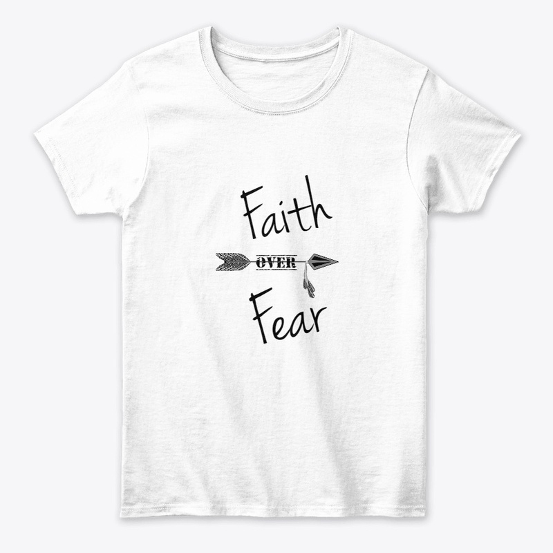 T-Shirts Faith Over Fear Simple.