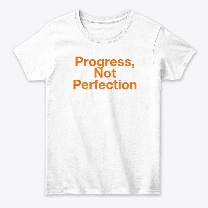 Progress Not Perfection Quote Design