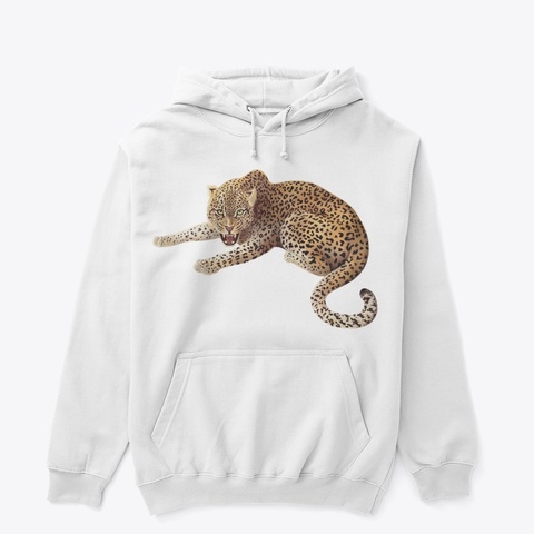 Wild Cat White T-Shirt Front