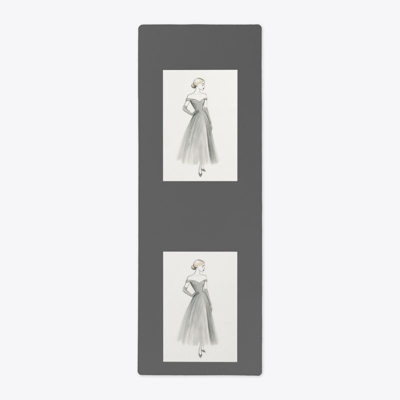 Gray Elegance – Couture Illustration