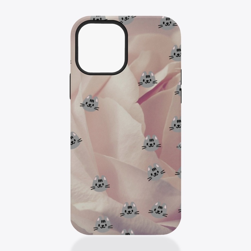 Cats on a Rose Phone Case