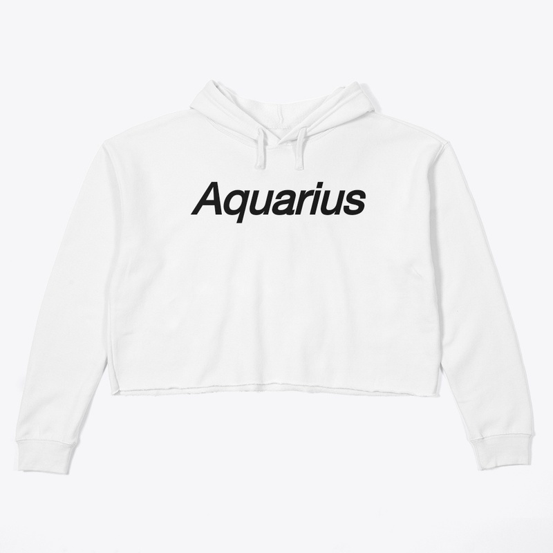 Pancakes dream Aquarius crop hoodie