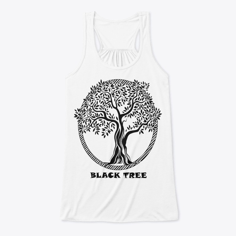 BLACK TREE WITH RECTANGLE