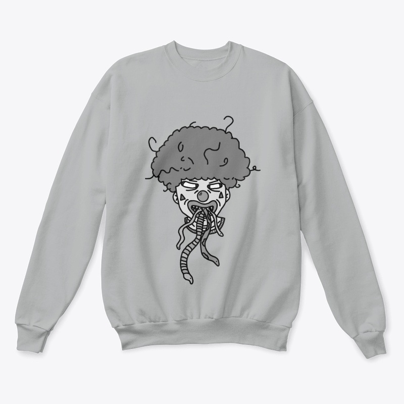 Clown and Snakes Tops (BW)