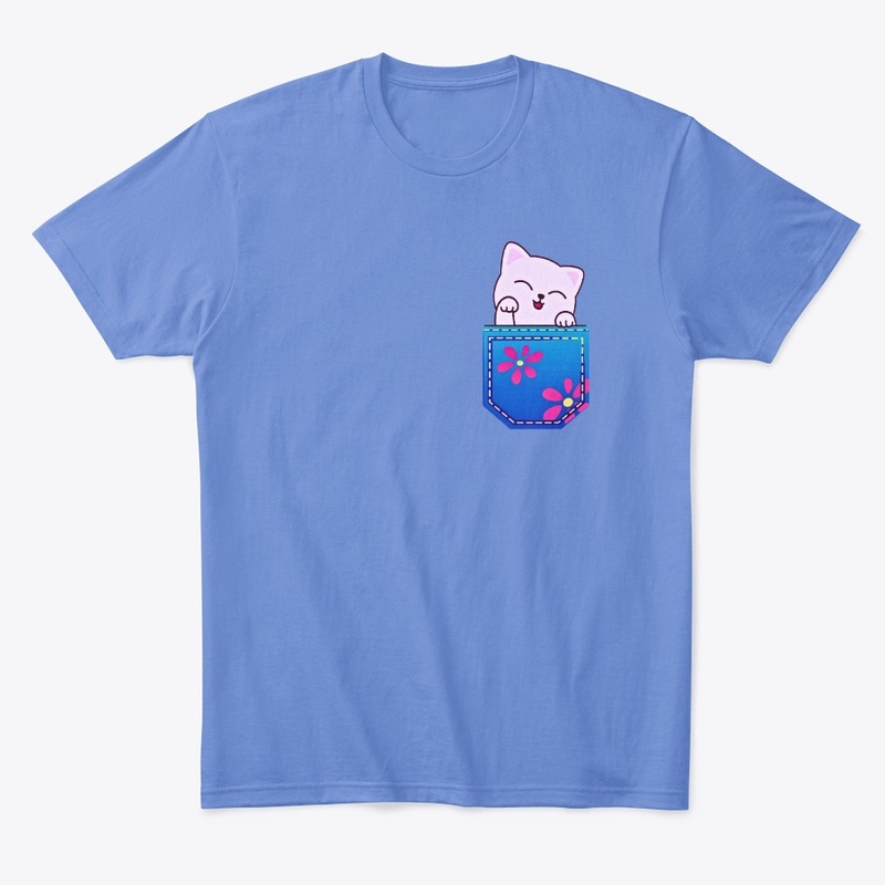 Cute kitty in the pocket 