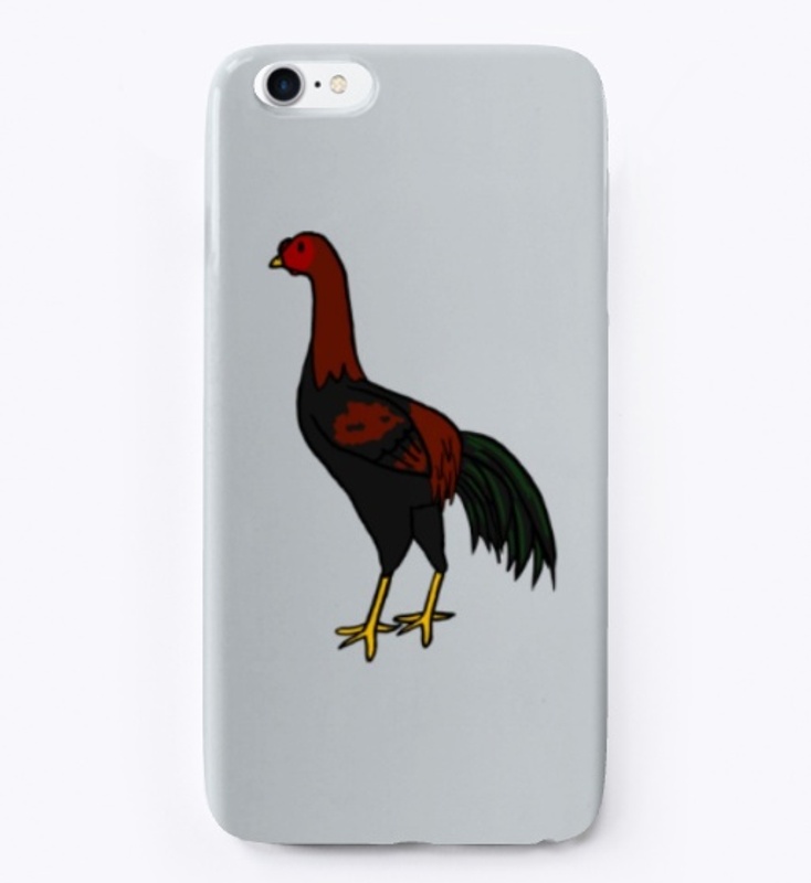 Black-Breasted Red Malay Rooster