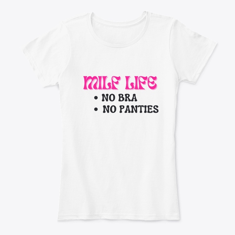 MILF, No Bra. No panties 