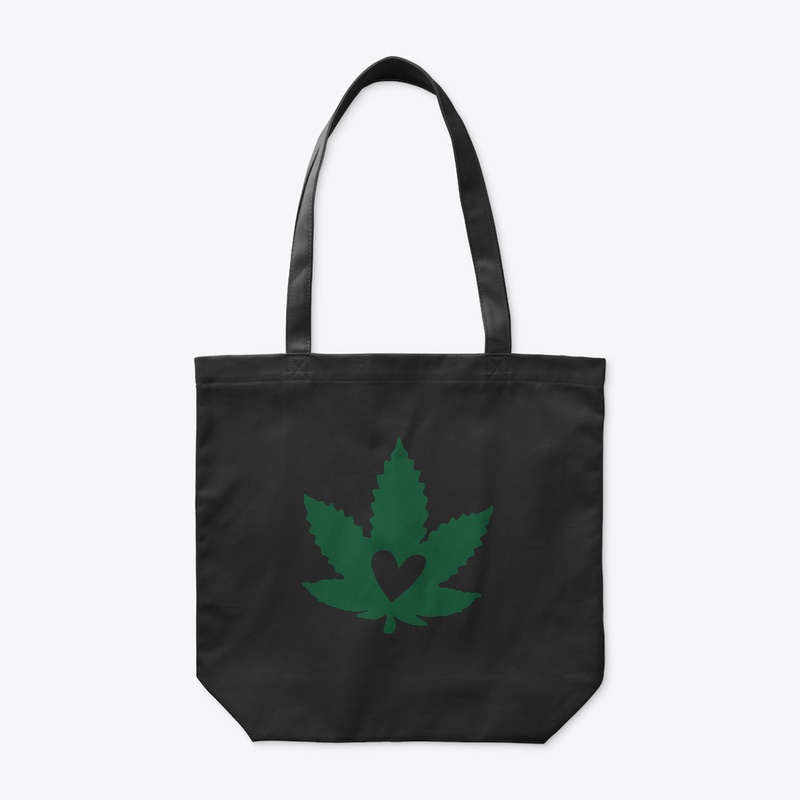 Heart Cannabis Leaf