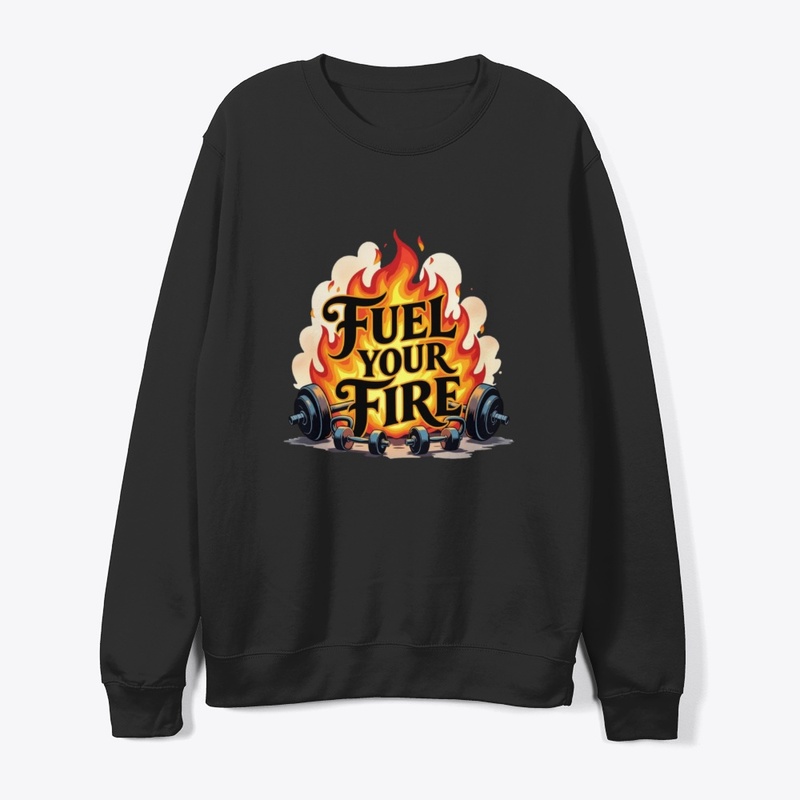 Fiery Dumbbell & Kettlebell  T-Shirt