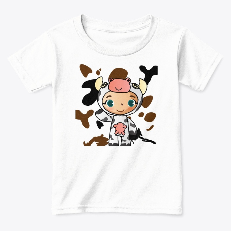 CUTE GIRL-COW