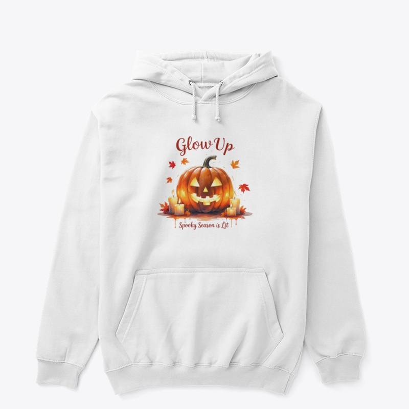 Glow Up – Cozy Carved Pumpkin T-Shirt