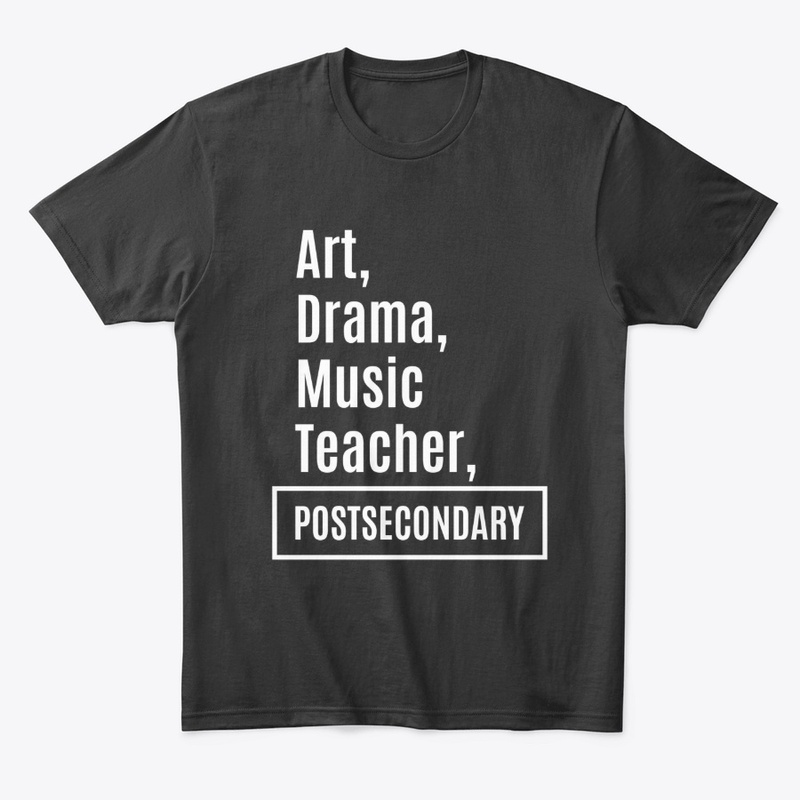 Art, Drama, Music Teacher Job Title Gift