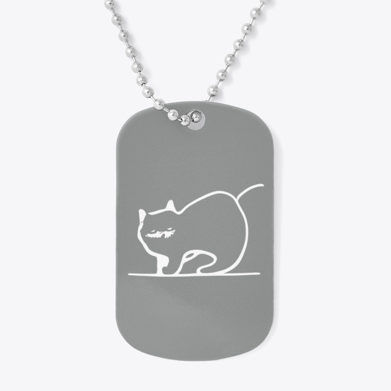 black and white cat