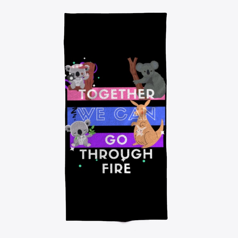 Koalas & Kangaroo vs fire