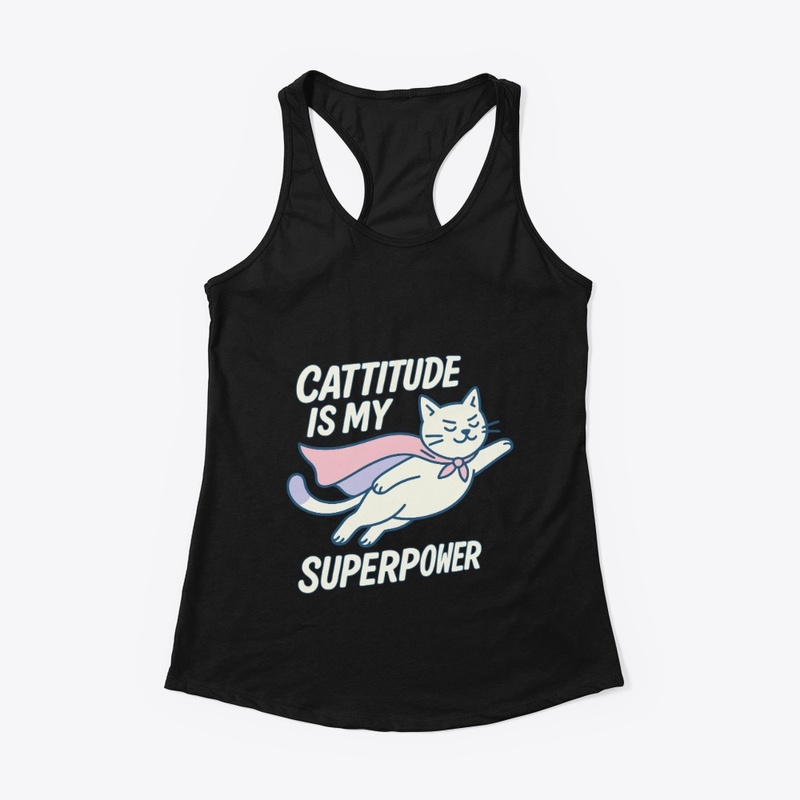 Superpower Cattitude Cat Mom