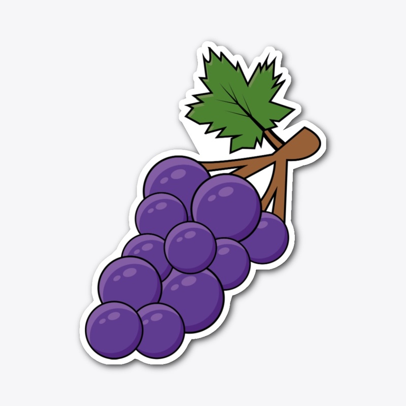 bunch of grapes with leaves