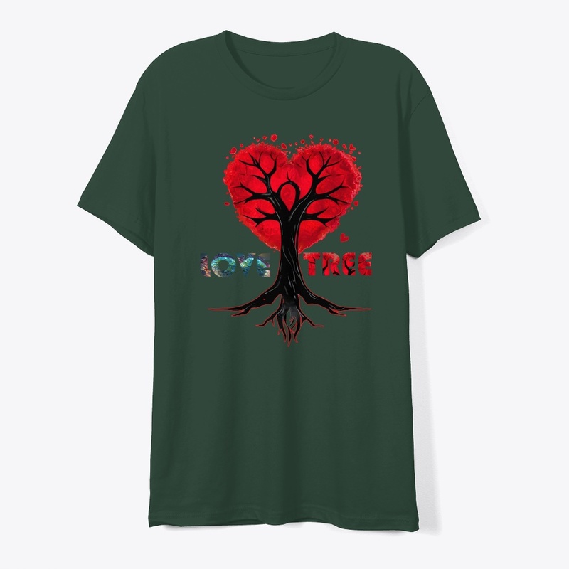 T-shirt design "Love Tree" 