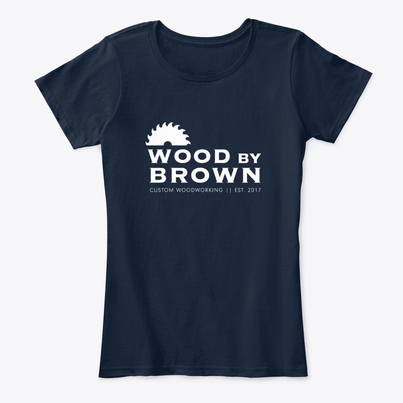 Wood By Brown White Logo Collection