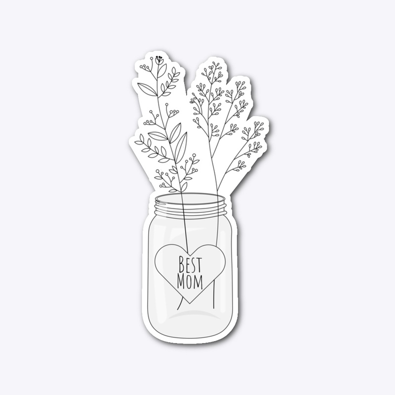 Flower Jar Illustration
