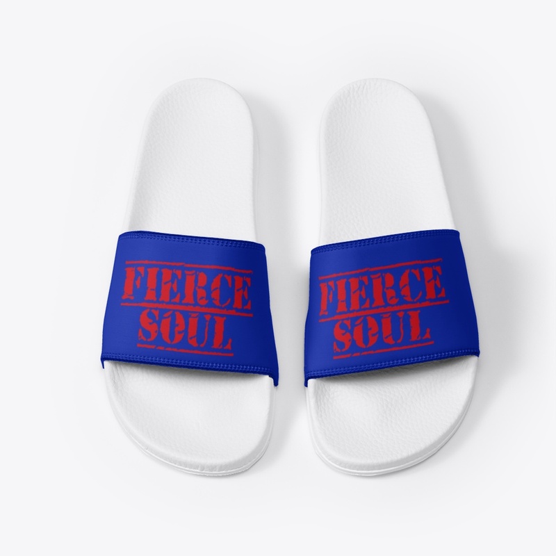 Red Let/ Wh Sole,Fierce Soul Slip ons 