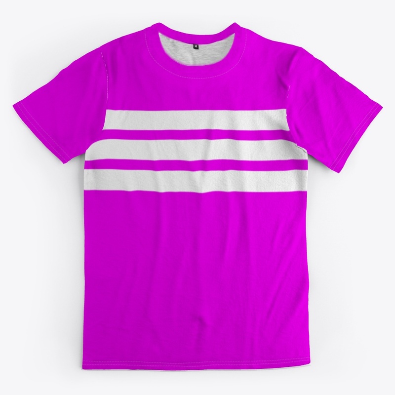 White Stripes On Pink