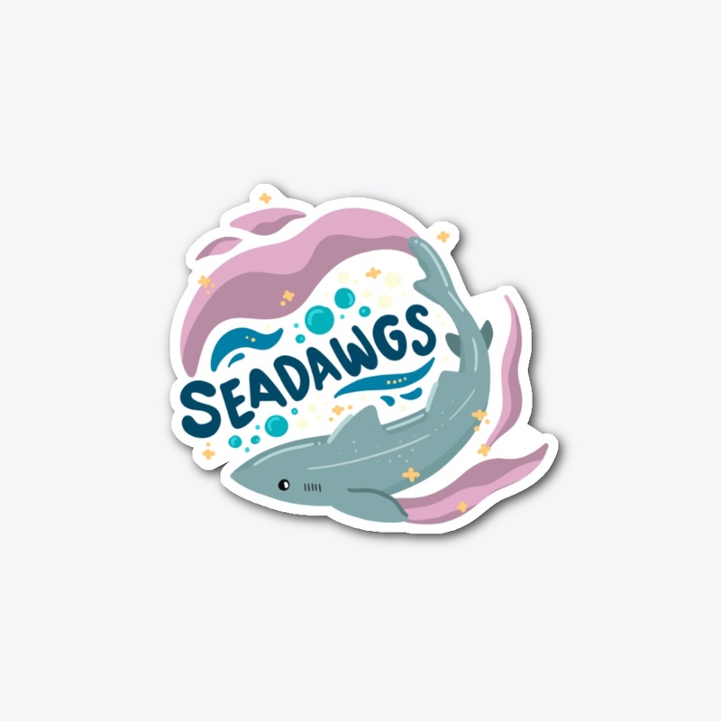 SeaDawgs Shark Sticker