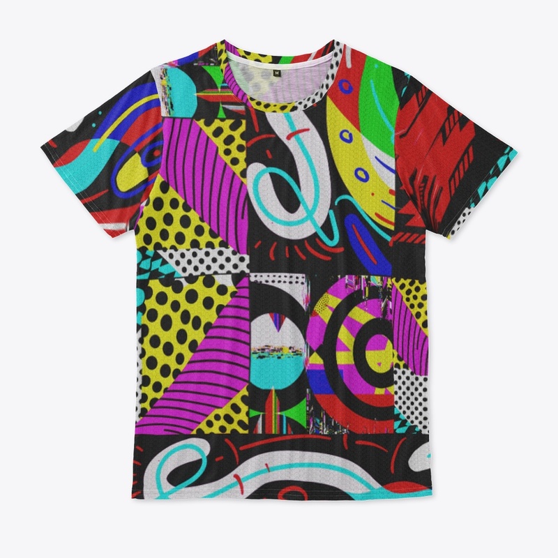 Multicolor Geometric Abstract Pattern 