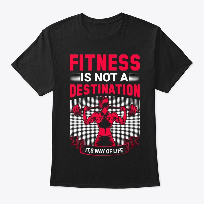 Train Hard – No Excuses Gym Tee