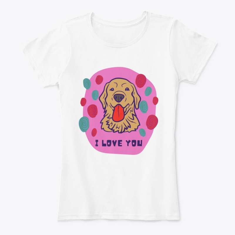 Dog T-shirt: I Love You