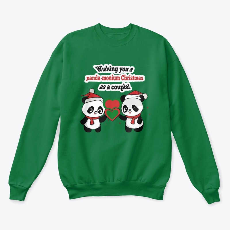 "Panda-monium Christmas Couple"