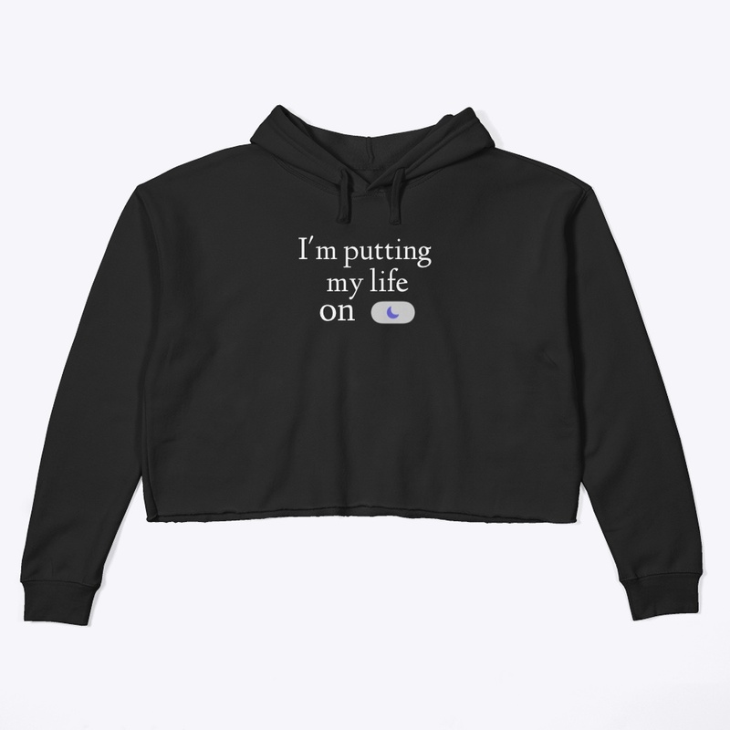My Life on DND (crop hoodie)