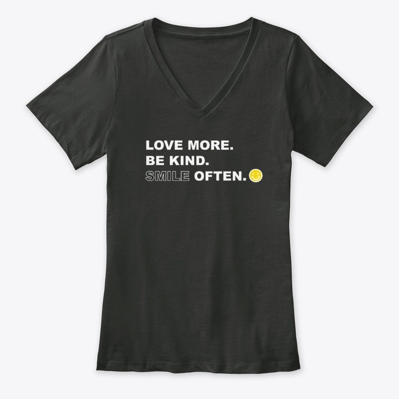 Smile Often White Text
