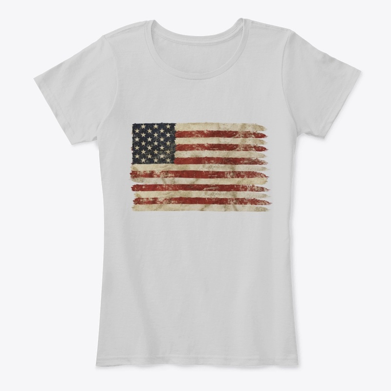 Weathered  American Flag