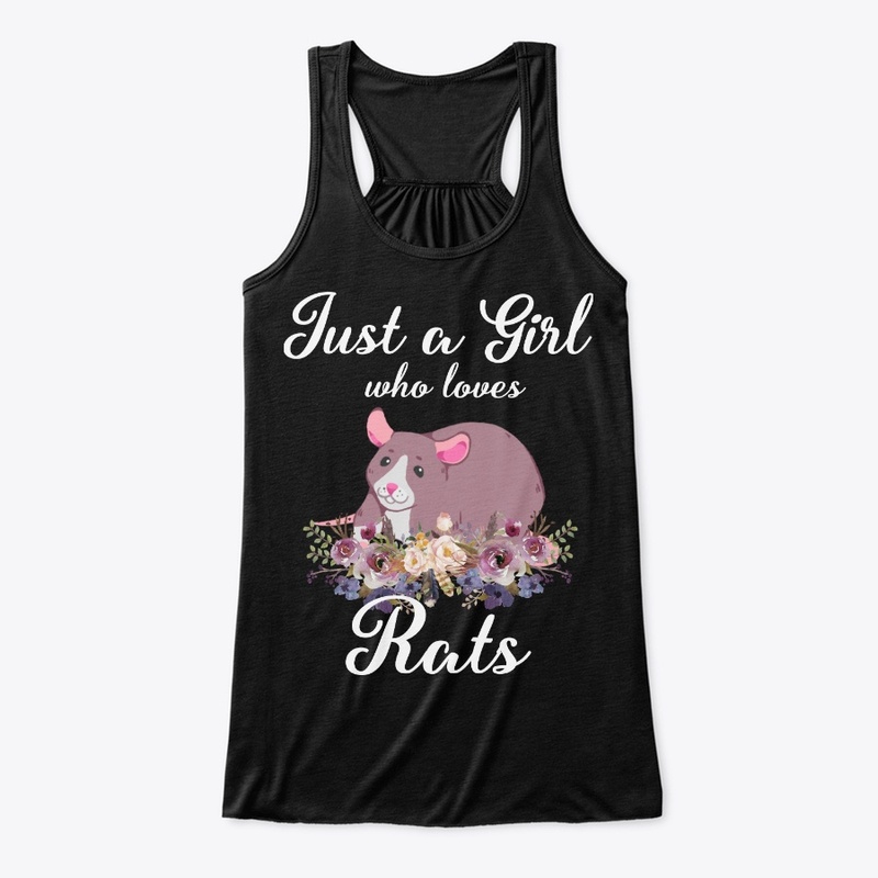 Girl Loves Rats Flower Style