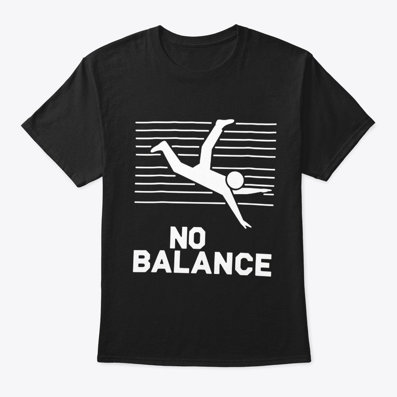 No Balance White Logo - Funny T-Shirts