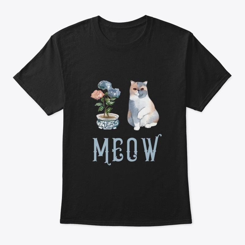 Meow Cat Design | Cat Tee