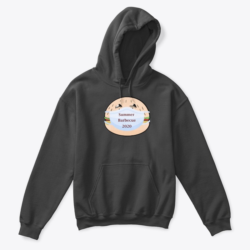 Summer Barbecue 2020 Hamburger Cartoon 