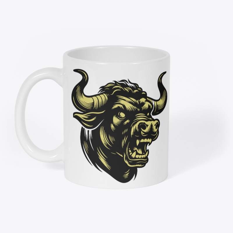 Rustic and Fierce Cow Graphic