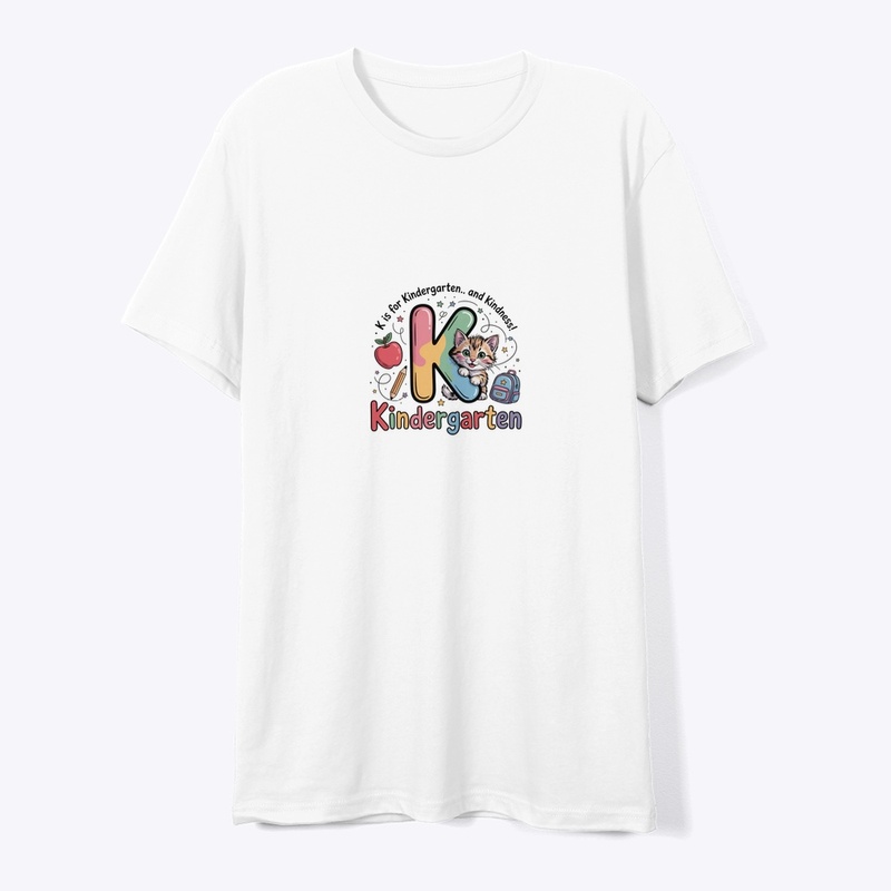 Cute Kindergarten Cat Shirt 