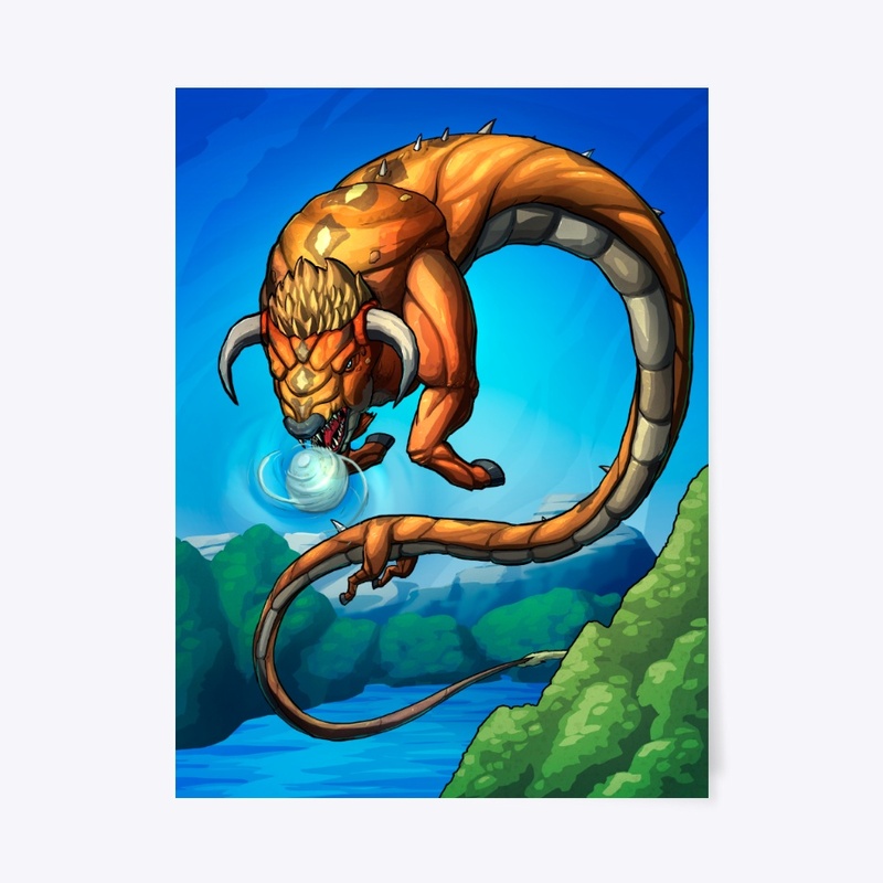 The Narrow Mountain Buffalo POSTER