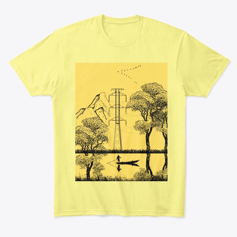Yellow stylish tshirt 